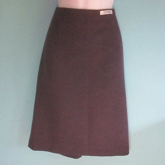 NEW! Vintage Unworn Wool Pendleton Skirt Womens Size 10P Gray & Purple 32" Waist - Picture 8 of 15